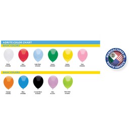 Colors - Biodegradable Imprintable Latex Balloons - 11"