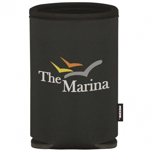 Black Koozie Summit Collapsible Promotional Can Cooler Sleeve
