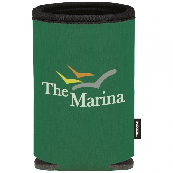 Green Koozie Summit Collapsible Promotional Can Cooler Sleeve