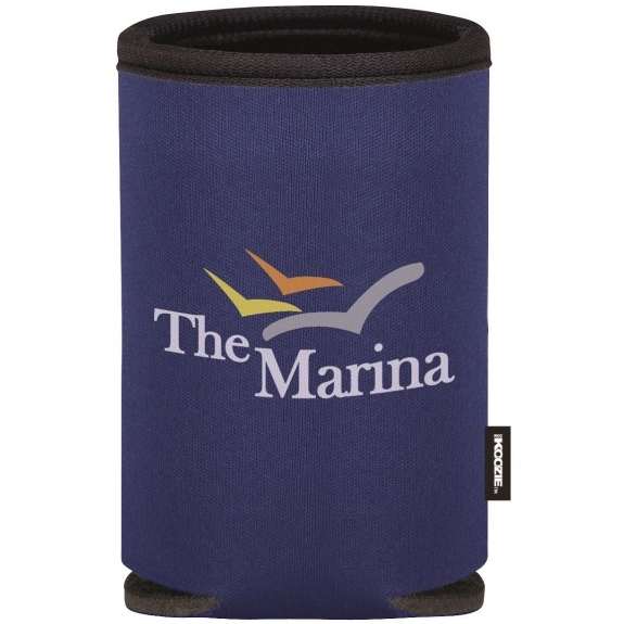 Navy Koozie Summit Collapsible Promotional Can Cooler Sleeve