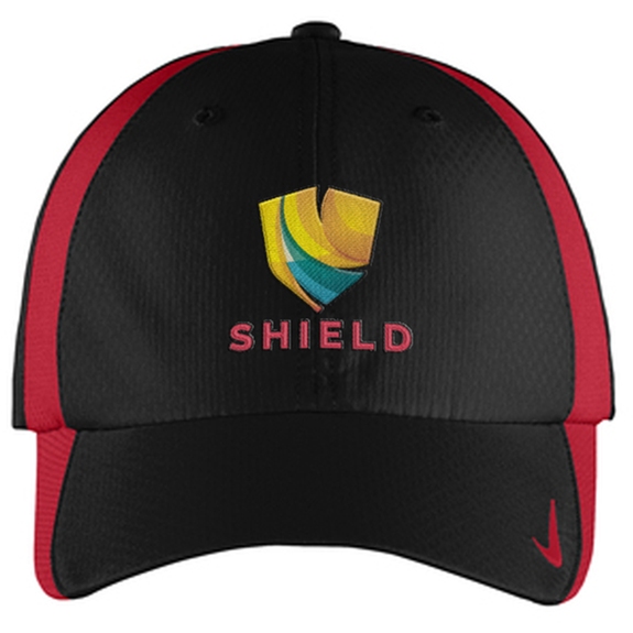Black/Gym Red Nike Sphere Dry Unstructured Custom Cap