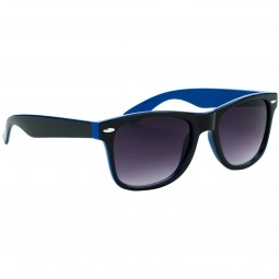 Black/Blue Two-Tone Promotional Sunglasses