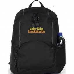 Black Day Trip Promotional Backpack