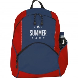 Red/Navy Day Trip Promotional Backpack