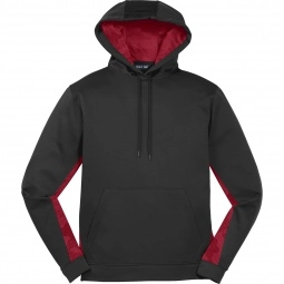 Black/Deep Red Sport-Tek CamoHex Pullover Custom Hoodies