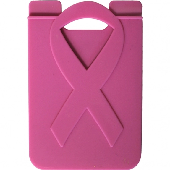 Pink Awareness Ribbon Cell Phone Custom Wallets
