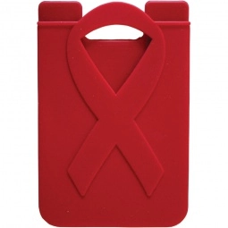 Red Awareness Ribbon Cell Phone Custom Wallets