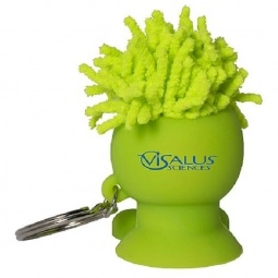 Lime Green MopToppers Custom Cell Phone Stand & Cord Winder 