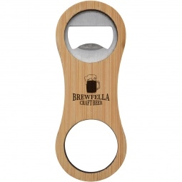 Natural Bamboo Bar Key Custom Bottle Opener
