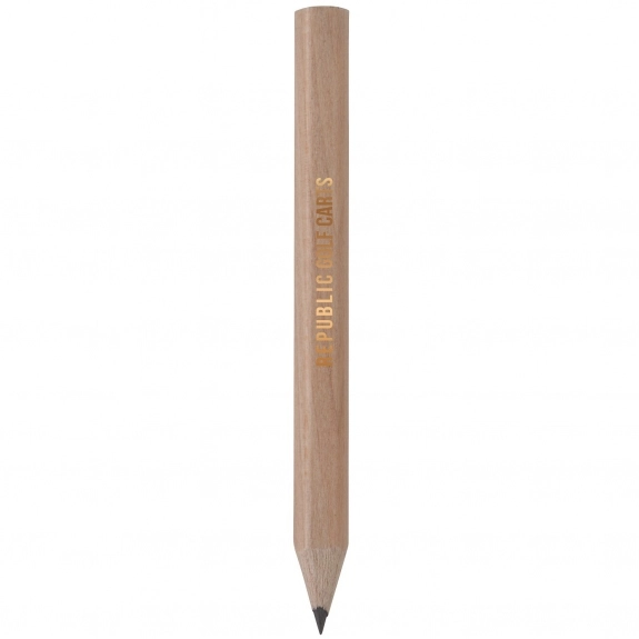 Natural Hex Wooden Custom Imprinted Golf Pencil