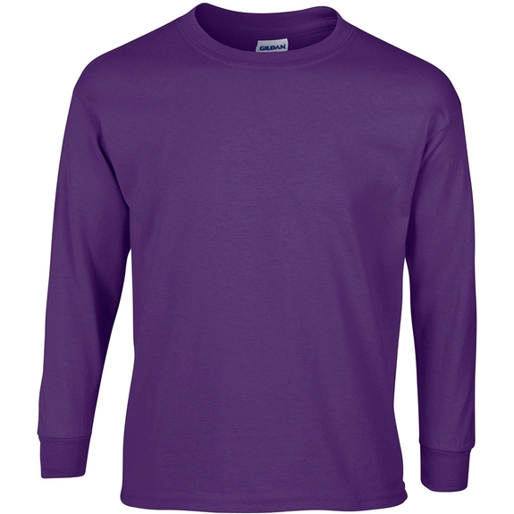 Purple - Gildan Ultra Cotton Long Sleeve T-Shirt
