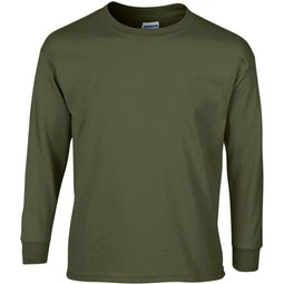 Charcoal - Gildan Ultra Cotton Long Sleeve T-Shirt