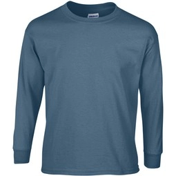 Indigo Blue - Gildan Ultra Cotton Long Sleeve T-Shirt