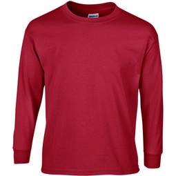 Cardinal Red - Gildan Ultra Cotton Long Sleeve T-Shirt