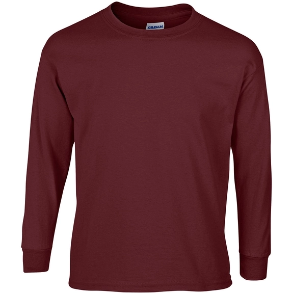 Maroon - Gildan Ultra Cotton Long Sleeve T-Shirt