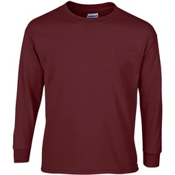 Maroon - Gildan Ultra Cotton Long Sleeve T-Shirt