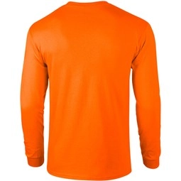 Safety Orange - Gildan Ultra Cotton Long Sleeve T-Shirt