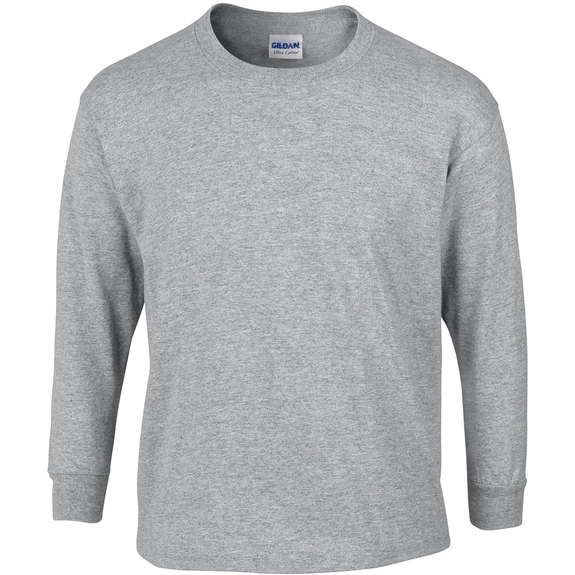 Sport Grey - Gildan Ultra Cotton Long Sleeve T-Shirt