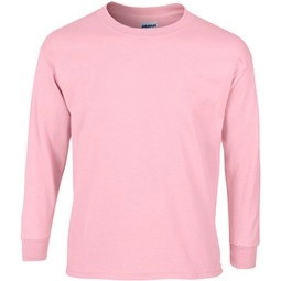 Light Pink - Gildan Ultra Cotton Long Sleeve T-Shirt