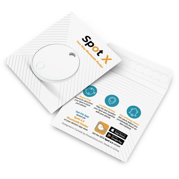 Packaging - Powerstick SpotX Custom Logo Bluetooth Finder Tag