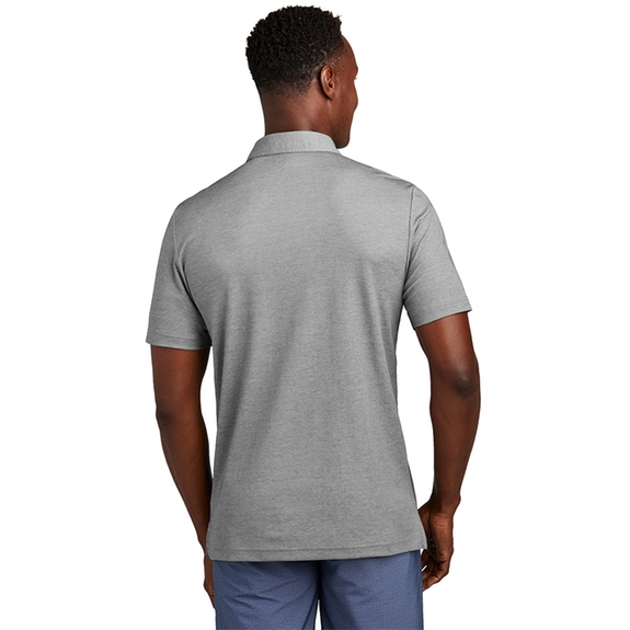 Back TravisMathew Oceanside Custom Heather Pocket Polo - Men's