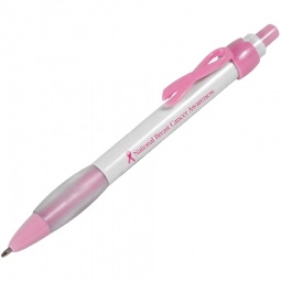 Pink Awareness Ribbon Shaped Promotional Pen