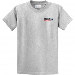 Port & Company Essential Logo T-Shirt - Youth - Heathers