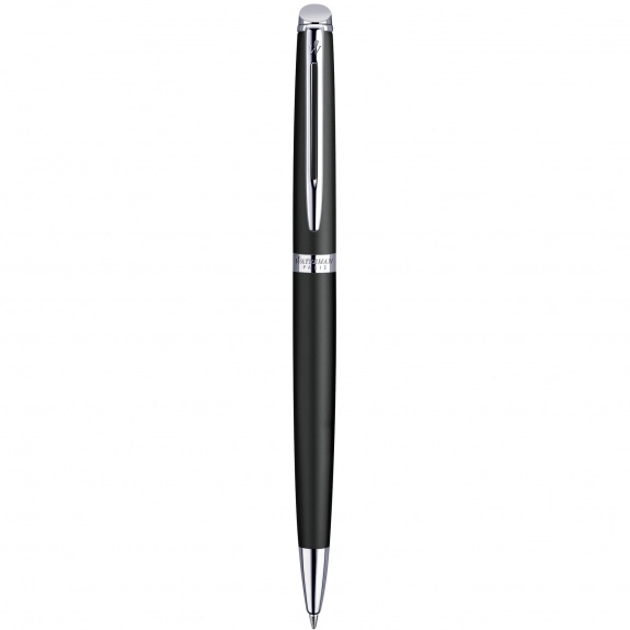 Matte Black/Chrome Trim Waterman Hemisphere Ballpoint Custom Pen 