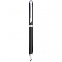 Matte Black/Chrome Trim Waterman Hemisphere Ballpoint Custom Pen 