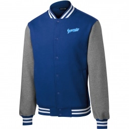 Sport-Tek® Fleece Letterman Custom Jackets - Men's