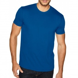 Cool Blue Next Level Premium Fitted Sueded Custom T-Shirts