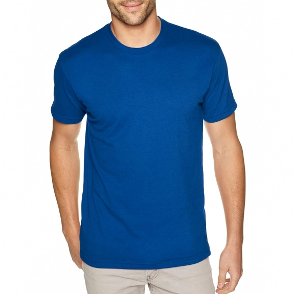 Royal Blue Next Level Premium Fitted Sueded Custom T-Shirts