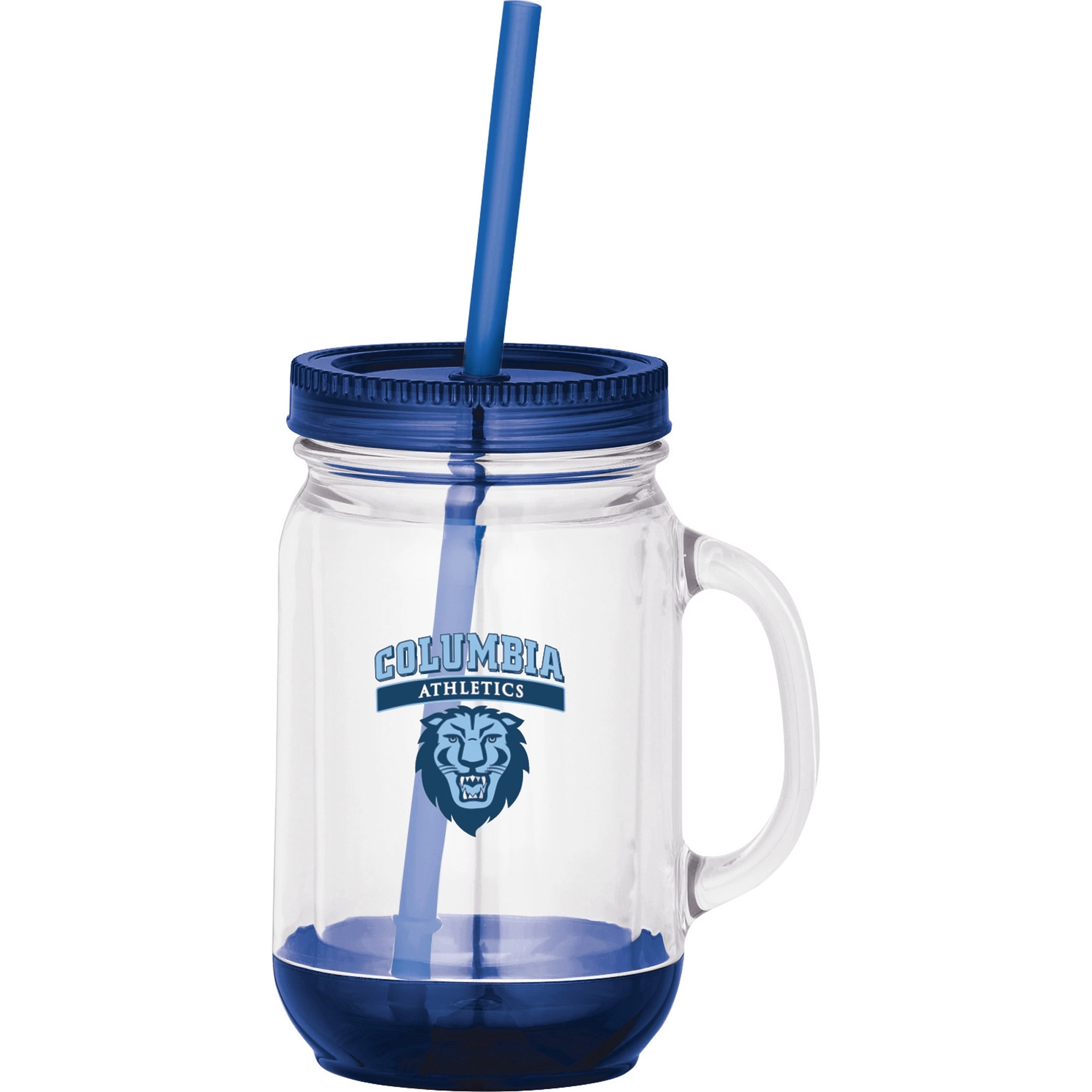 Double Wall Custom Mason Jar Tumbler w/ Straw 20 oz. ePromo