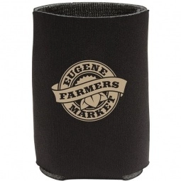 Black - Koozie Eco Collapsible Custom Can Cooler
