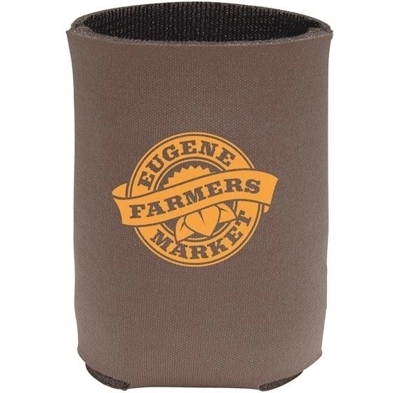 Brown - Koozie Eco Collapsible Custom Can Cooler