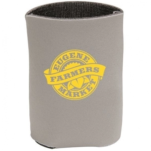 Gray - Koozie Eco Collapsible Custom Can Cooler