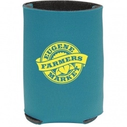 Turquoise - Koozie Eco Collapsible Custom Can Cooler