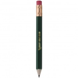 Mallard Hex Wooden Custom Imprinted Golf Pencil w/ Eraser