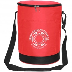 Round Insulated Promotional Cooler Bag - 14 Can