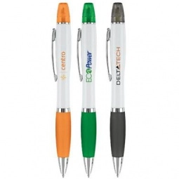 Curvaceous Promotional Highlighter & Ballpoint Pen