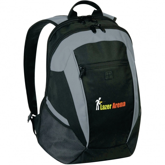 Gray/Black Tortoise Promotional Computer Backpack