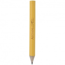 Round Wooden Custom Golf Pencil