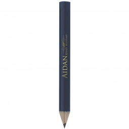 Dark Blue Round Wooden Custom Golf Pencil