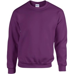 Plum Gildan&#174; Crewneck Logo Sweatshirt - Colors
