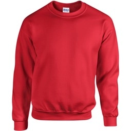 Red Gildan&#174; Crewneck Logo Sweatshirt - Colors