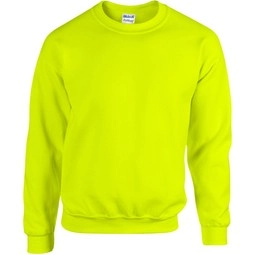 Safety green Gildan&#174; Crewneck Logo Sweatshirt - Colors