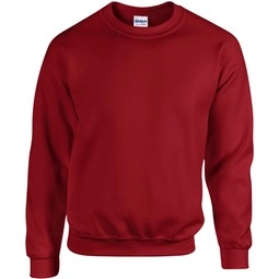 Cardinal Red Gildan&#174; Crewneck Logo Sweatshirt - Colors