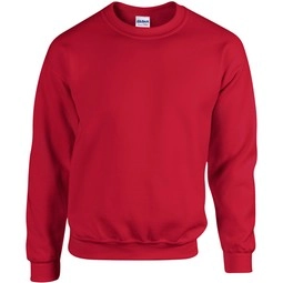 Cherry red Gildan&#174; Crewneck Logo Sweatshirt - Colors