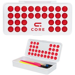 Red Push Pop Bubble Custom Pencil Case