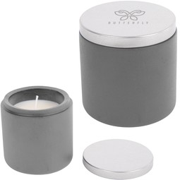 Gray Cali Clay Cement Custom Candle